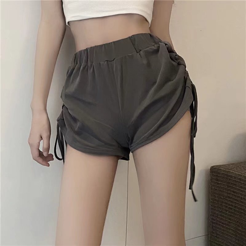 2025S Women s Designer Shorts Women s S Summer Wide Leg High Waist Slim Fit Sports Hot Pants Black Drawstring Loose Casual Pants For Outdoor Wear Beac