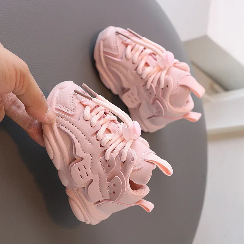 Preschool sports shoes fashion cross series born breathable boys sports shoes spring and autumn baby girls garden walking shoes children G07223 250409