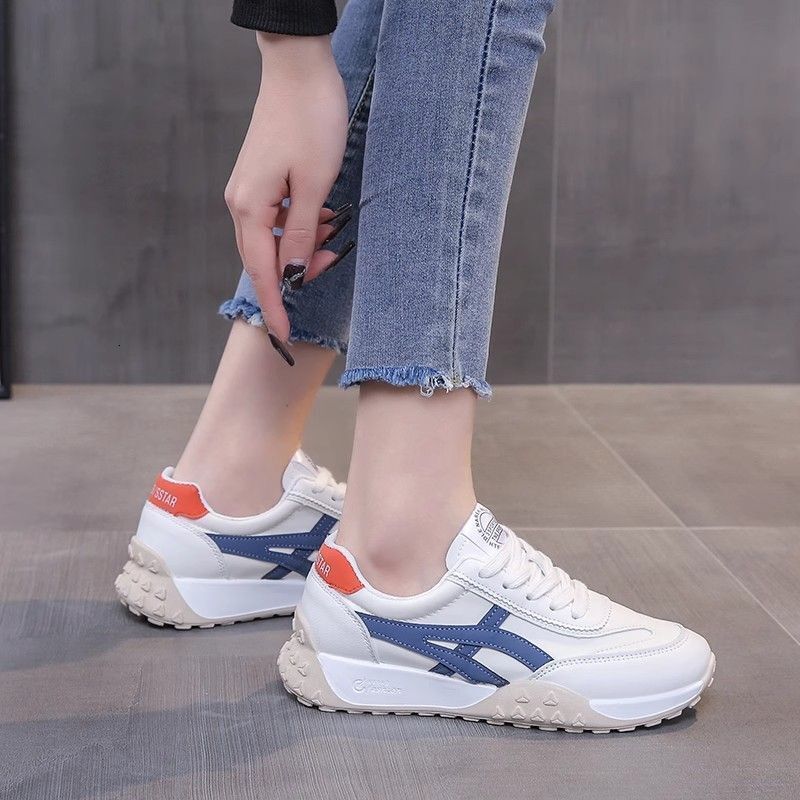 Women's shoes, pregnant women's single mesh breathable white shoes, 2025 spring hot item, versatile small size 35 anti slip Forrest Gump spo