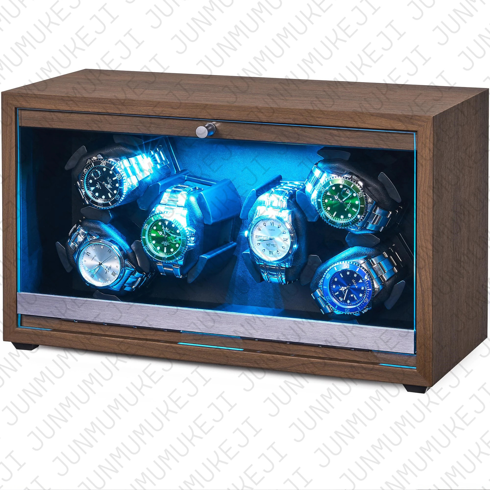 6 Slots Watch Winder for Automatic Watches Storage Box Automatic Winder Use USB Cable Mabuchi Mute Motro 250407