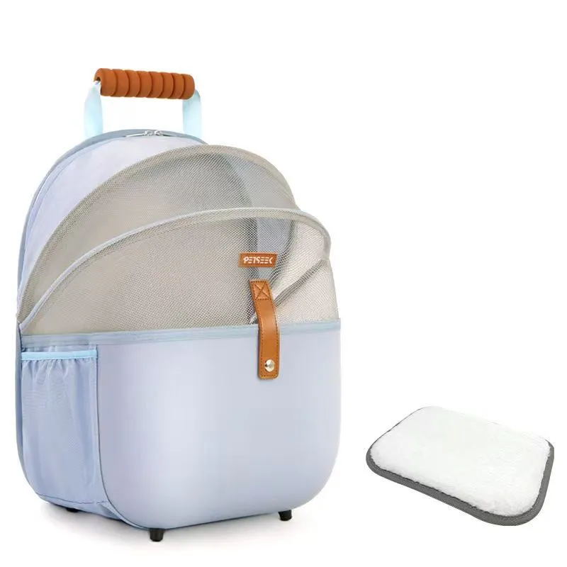 Pet seeking cat bag, portable cat bag, large capacity backpack, pet space cabin, breathable dog bag, take out items