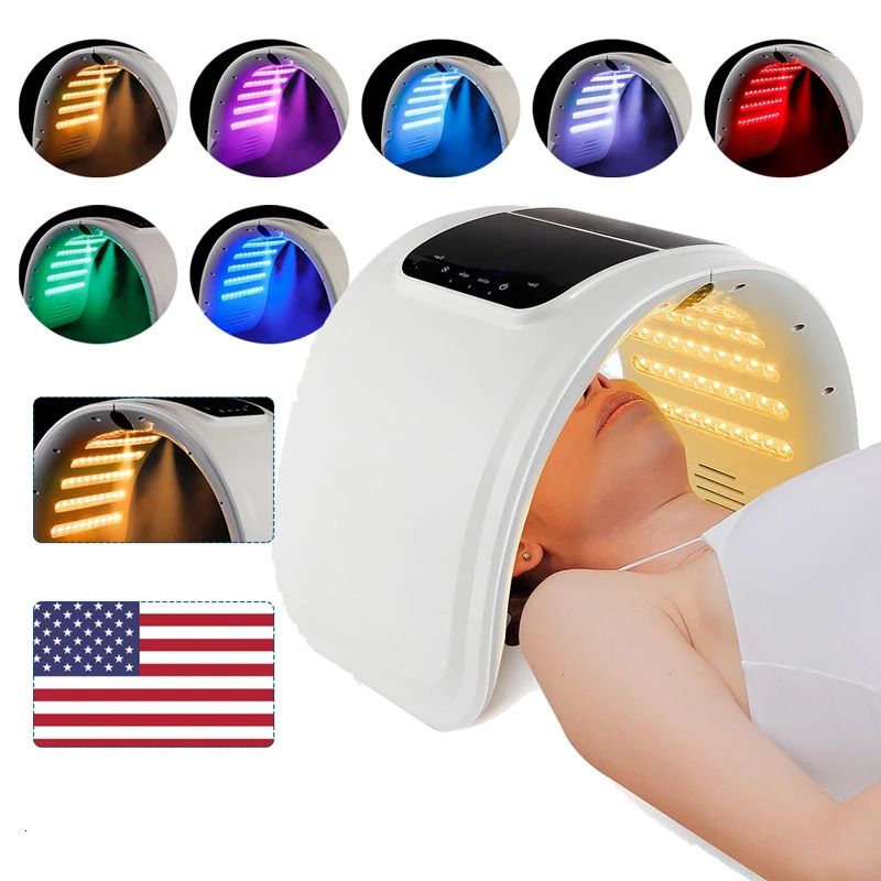 Foreverlily 7 Colors LED Pon Machine Skin Rejuvenation Nano Spray Body Spa Device Deep Hydration Beauty Mask 251106