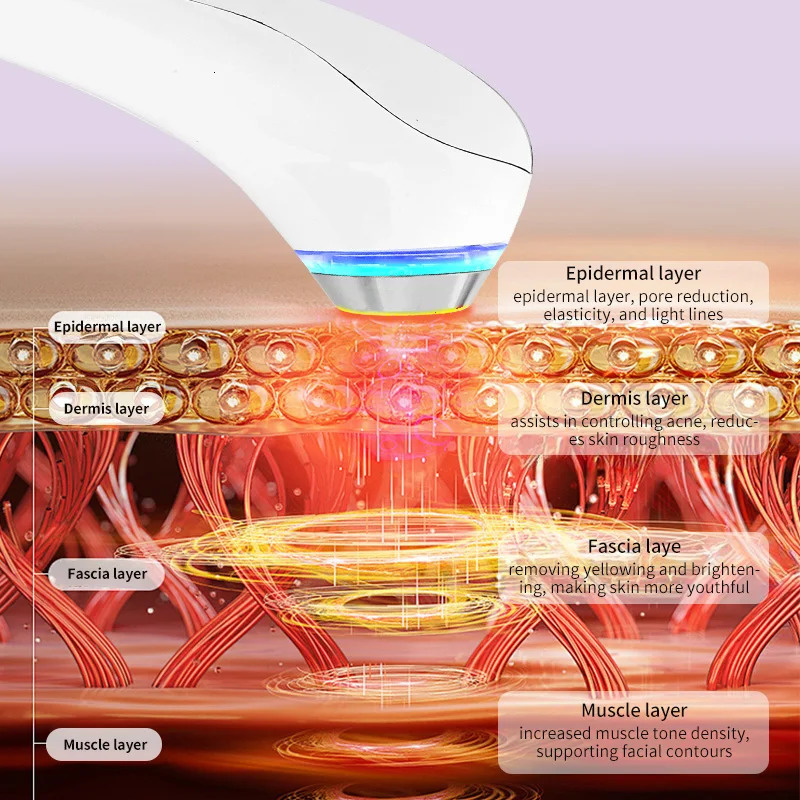 310Mhz Focused Ultrasonic Wave Machine High Frequency Skin Tighten Beauty Instrument Firming Care AntiWrinkle Tool 251106