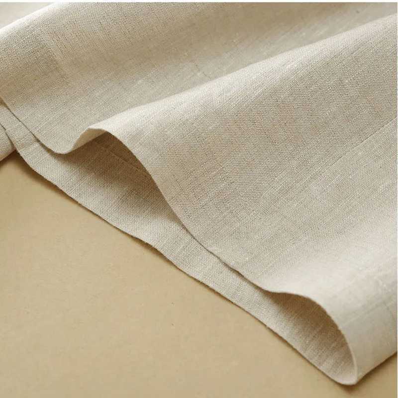 Linen wide leg pants for new summer thin casual solid pants for women elastic high waisted loose cotton and linen straight pantsXJ250403