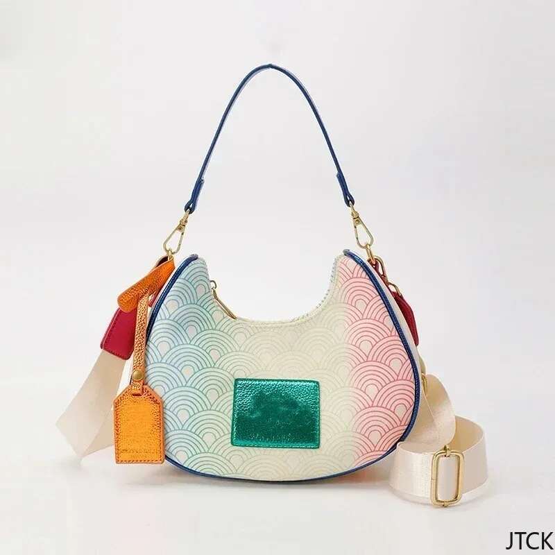New Women's Underarm With Niche Design, Gradient Dumpg Trendy And Versatile Shoulder Bag, Textured Crossbody Bag
