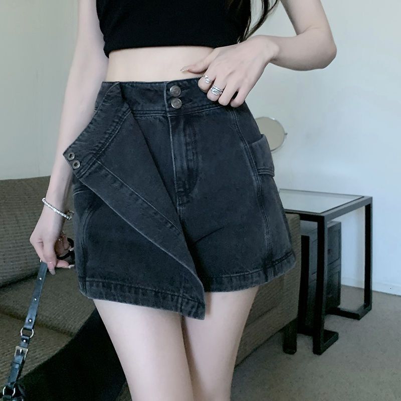 2025S Women s Designer Shorts American Spicy Denim Shorts Women s Summer New High Waisted Loose Fit Hot Pants Design Sense Short Skirt Beach Pants