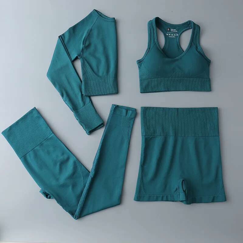 High Quality Seamless Clothes Sportswear Yoga Suits For Women Fiess Set Tracksuits Sports Bra Gym Leggings