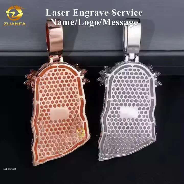 Exquisite Big Piece 3D Jesus Pendant Moissanite Pendants Iced Out Dias custom moissanite pendant Religious Jewelry