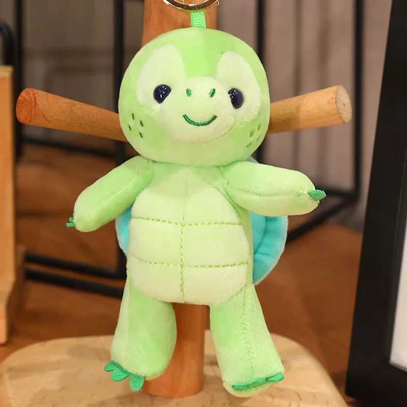 12cm cute frog turtle donkey bear plush pendant plush toy bag Accor keychain pendant car pendant childrens giftXJ250409