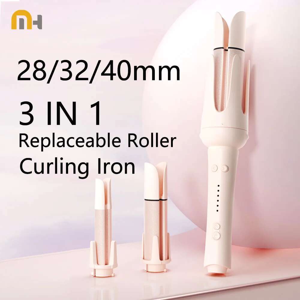 Automatic Curler 32Mm Auto Rotating Ceramic Roller Professional Iron Stick 40Mm Curg Wand Hair Waver Gift