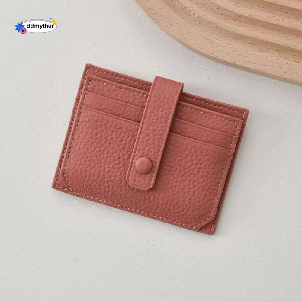 Ultra-thin PU Leather Female Wallets Multifunction Small Soft Cowhide Coin Purse Card Holder Money Bag For Men Women ddmythur