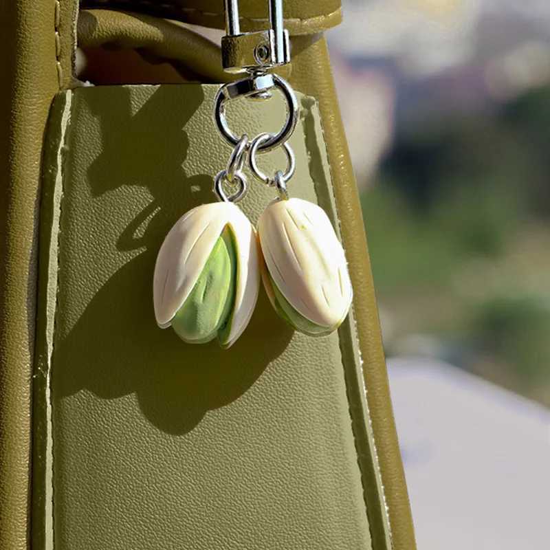 Pistachio Keychain Creative Food Series Personalized Backpack Pendant Cute La Pendant Pavilion Simulated FoodXJ250409