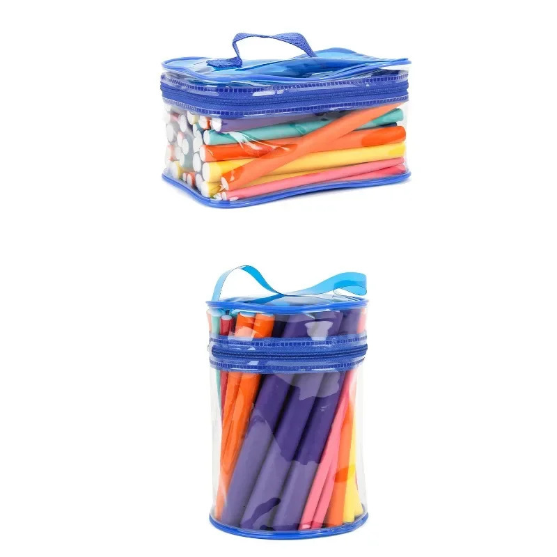 42 pieces of flexible curling stick curler soft foam curler flexible curling modeling tool curler no heat 250407