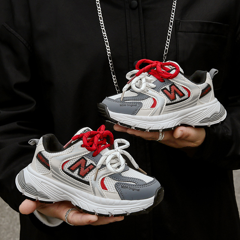 kids designer shoes Chunky Dad Shoes for Kids 2025, Spring Breathable Mesh Sports Shoes, Lightweight Comfortable Unisex Children's Sneakers