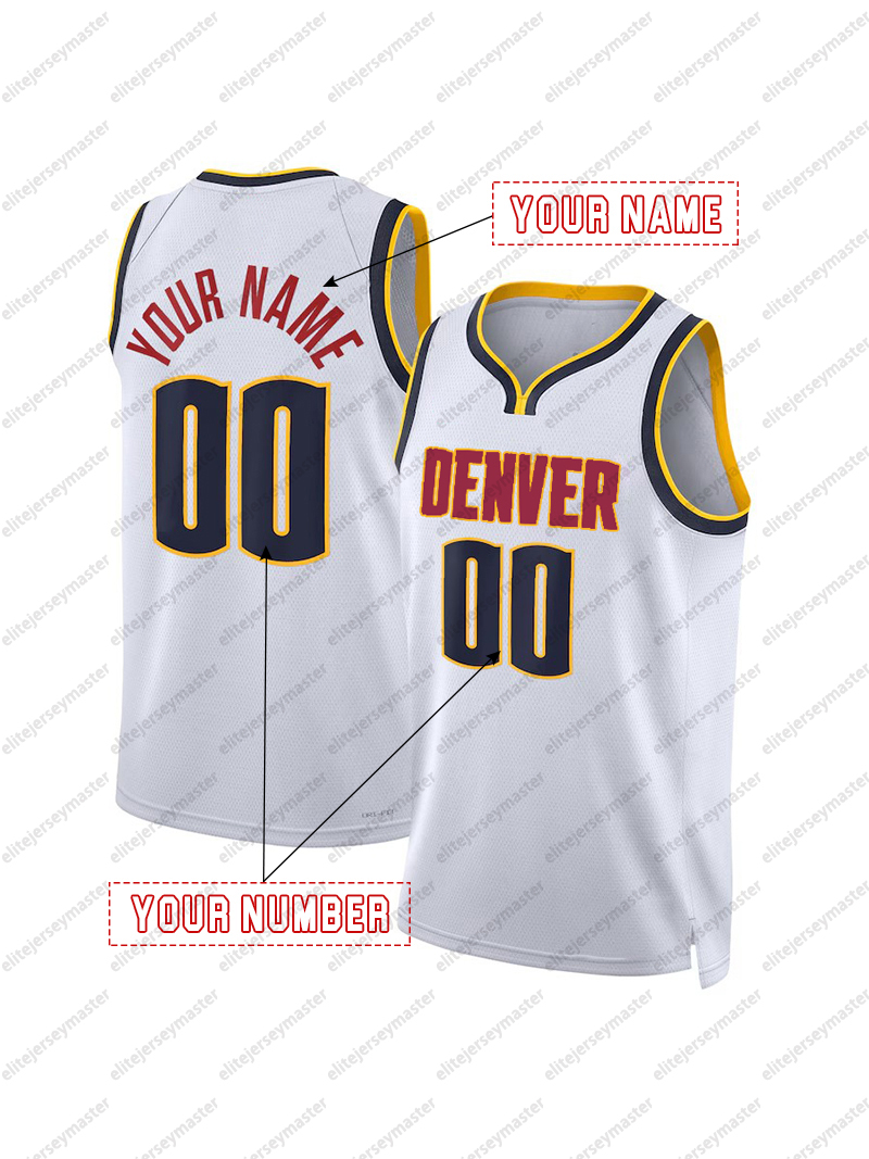 15 Jokic 0 Braun 4 Westbrook Custom Basketball Jersey Jamal Murray Stitched Personalized Customized Jerseys Custom Any Number Name