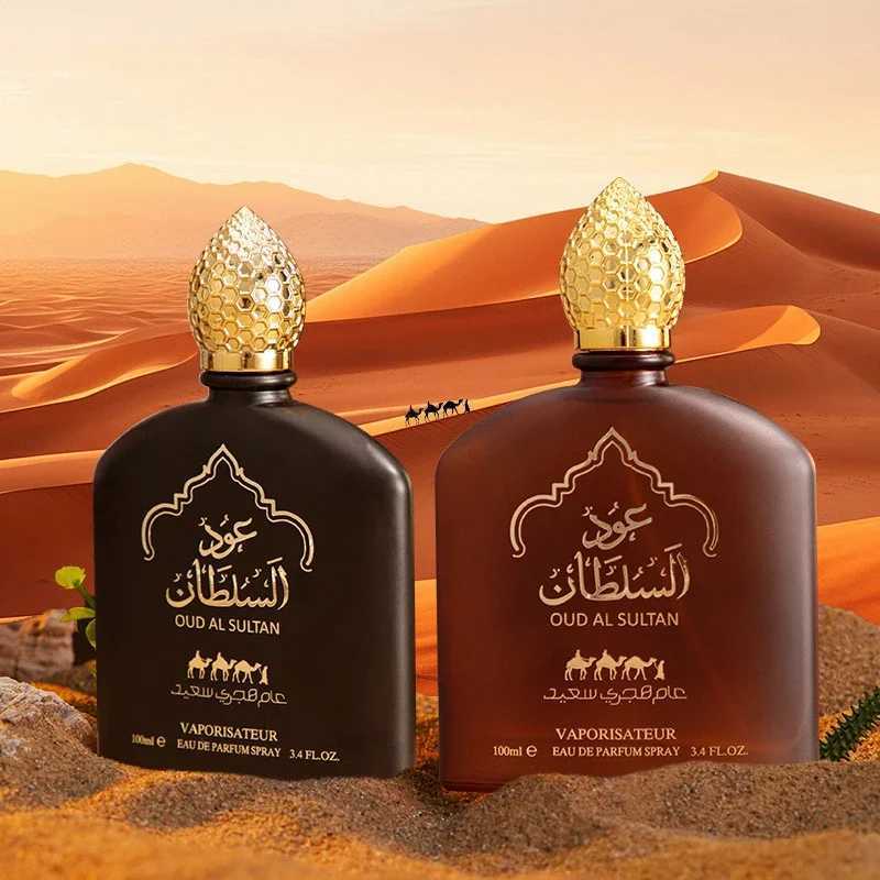 100ML authentic Arabian Dubai mens perfume Charming mens pheromone Attracts womens light perfume Woody fragrance perfumeXJ250409