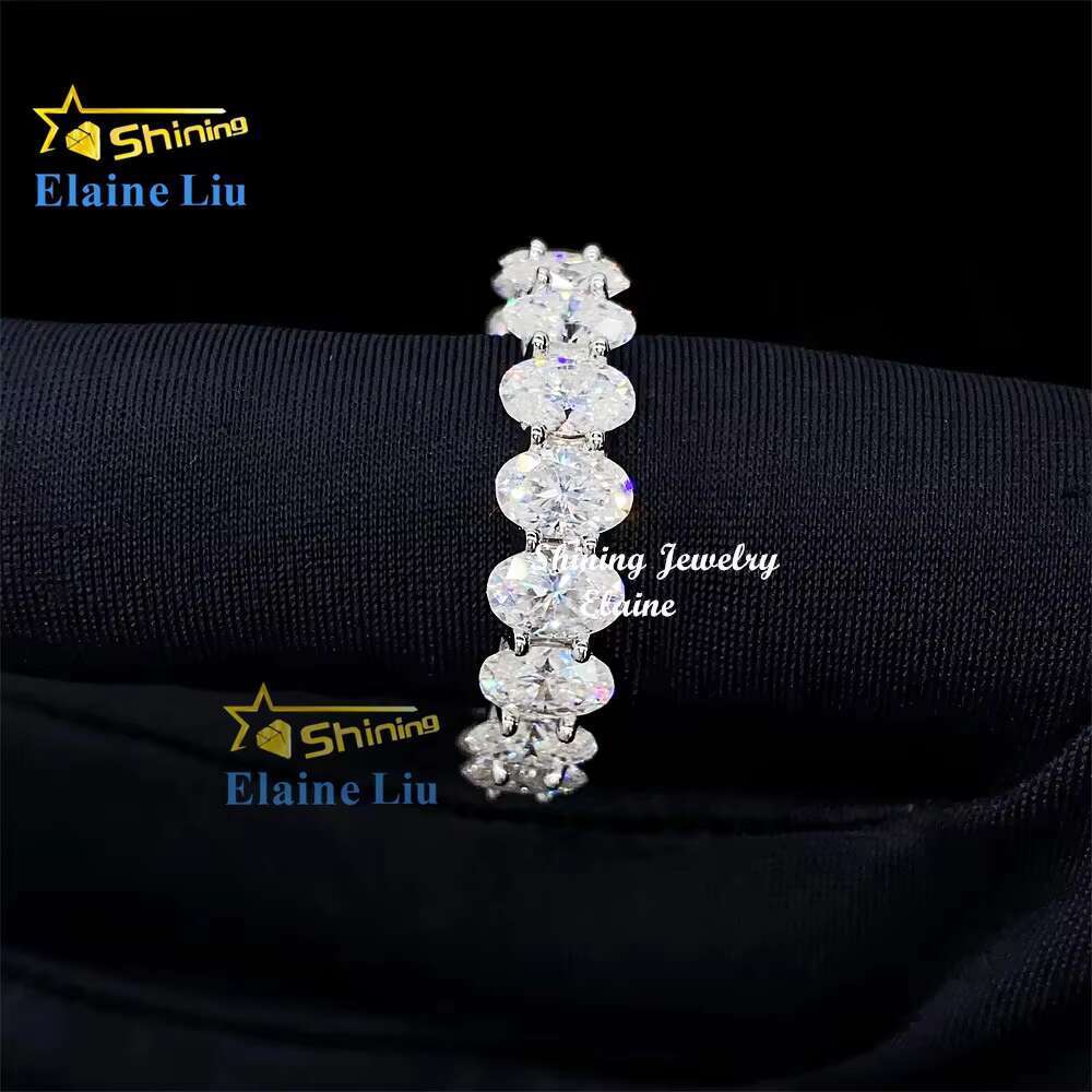 High Quality Luxury Hip Hop Cz Zircon or Vvs Moissanite Custom Fine Jewelry Rings