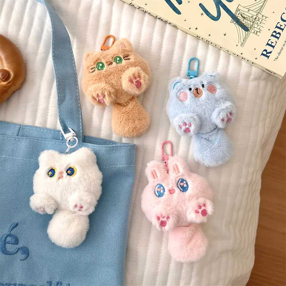 Cute Plush Cartoon Cat Doll Pendant Soft and Cute Girl Backpack Decoration Pendant Doll Student GiftXJ250409