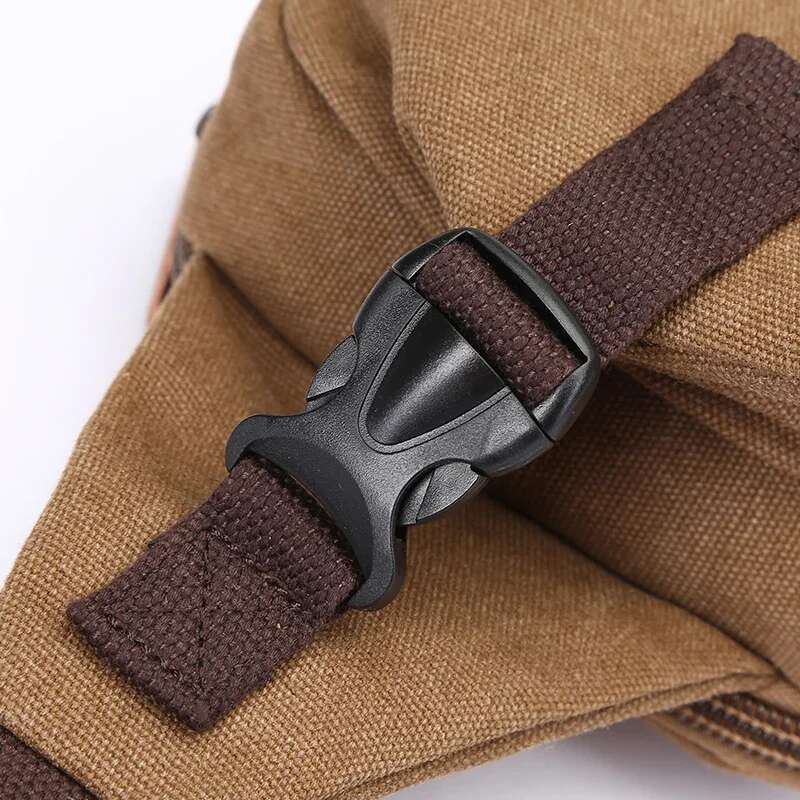 Canvas Backpack Chest Shoulder Travel Bagpack Men Crossbody Messenger Bag Mochila Mascua Sg Strap Plecak Women Rugzak