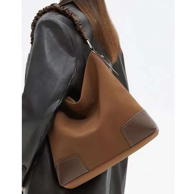 Large PU Leather Shoulder Bags For Women 2025 Y2k New Korean Fashion Trend Female Crossbody Bag Lady Simple Handbags
