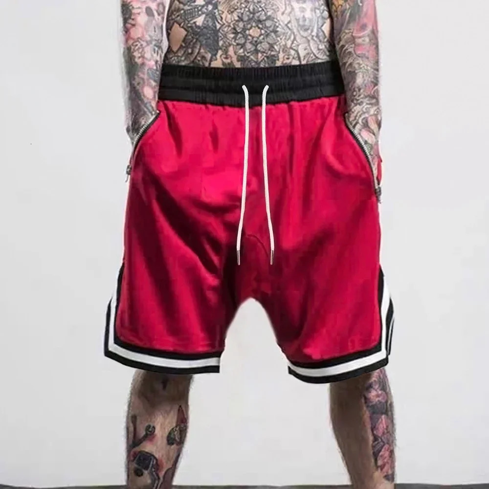 Mens Breathable Mesh Basketball Shorts - Quick Dry for Gym Jogging and Summer Outdoor Sports 250407
