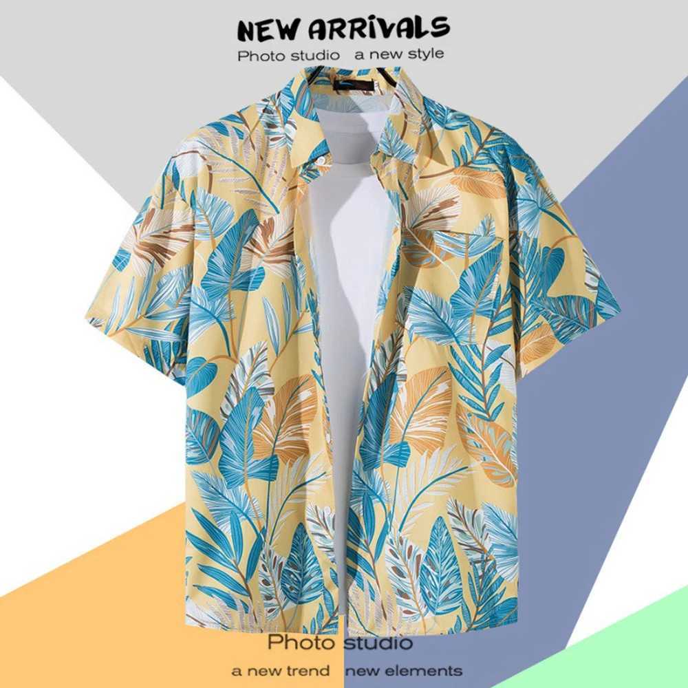 Hawaiian Shirts 3D floral print mens shirt Hawaii vacation beach shirt personalized customization unisex clothing W250414