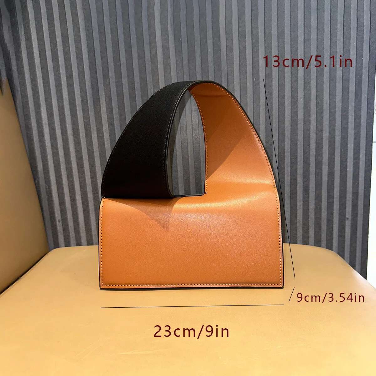 Women's 2024 Trend Female Handbags Retro Solid Color PU Leather Shoulder Underarm Ladies Shopper Hobos Bag