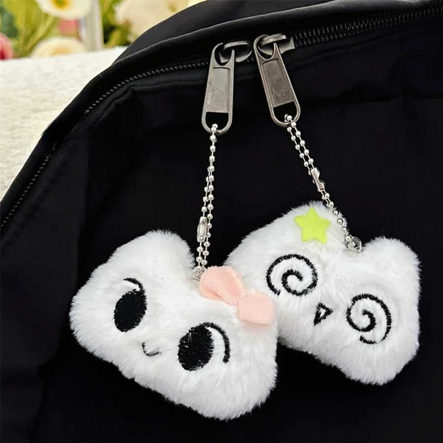 New Cute Plush Cat Doll Pendant Girl Heart shaped Backpack Pendant Super Cute Keychain Doll JewelryXJ250409