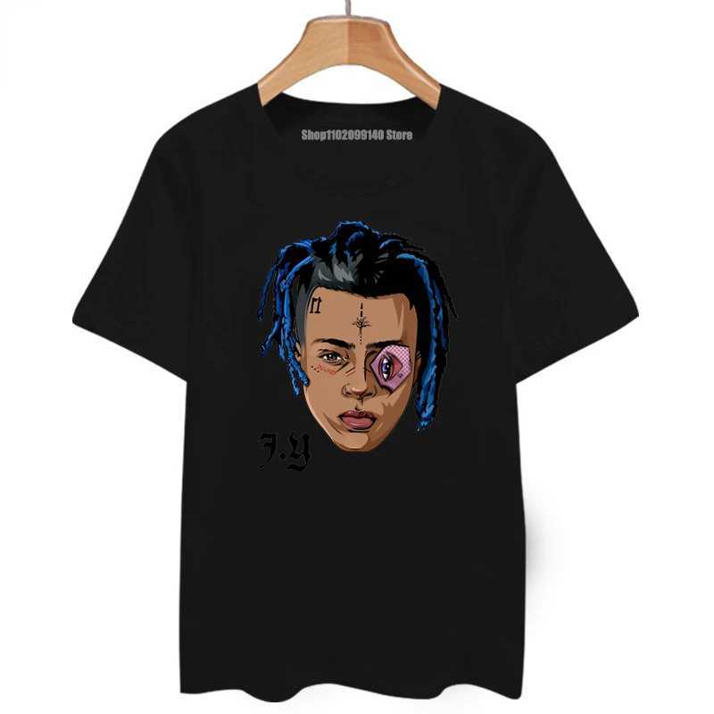 Street Rock XXXOrientation Retro Printed T-shirt Unisexfashion Harajuku Casual Short Sleeve T-shirt Mens Urban Trend TopXJ250409