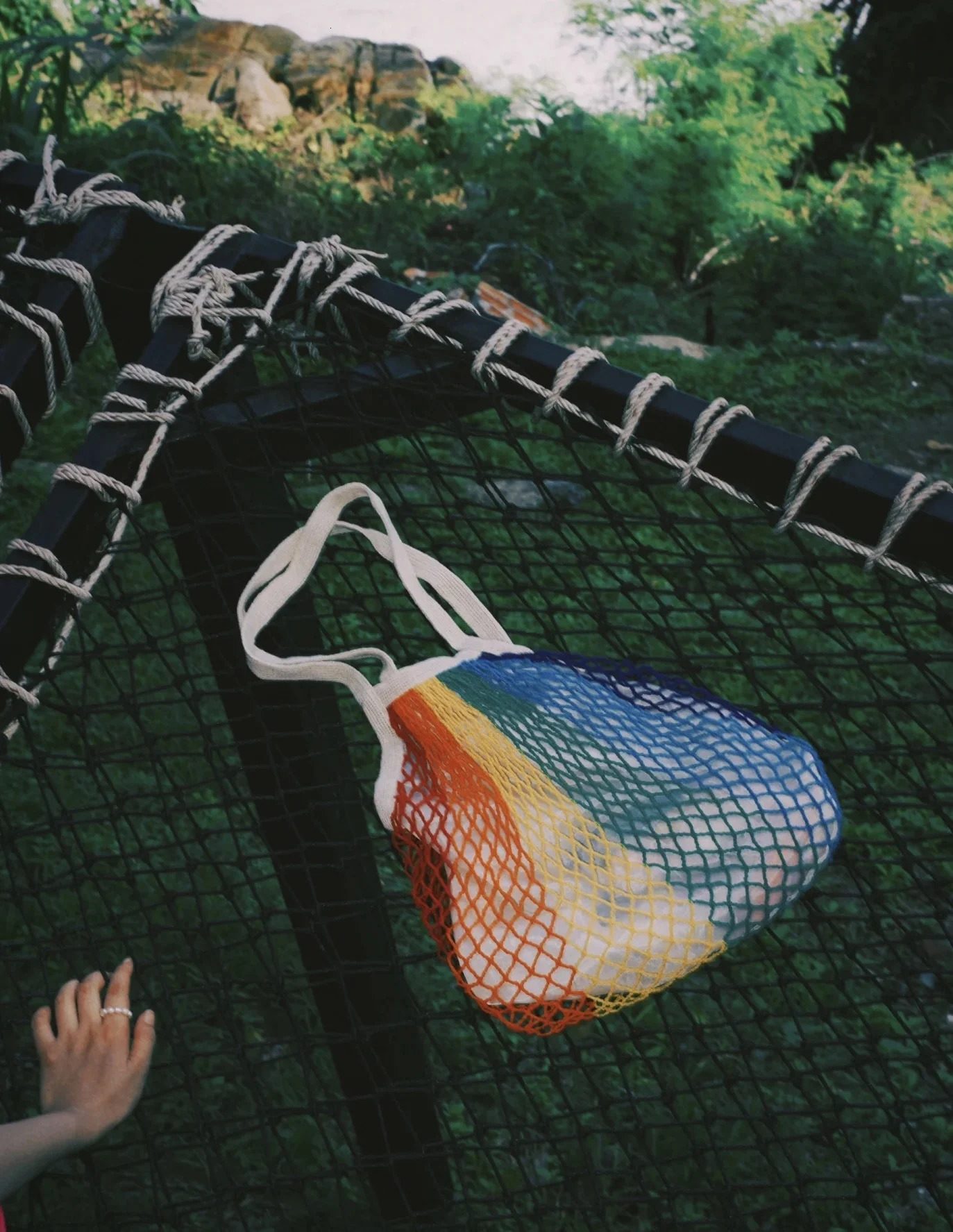 Used for fruits vegetables groceries washable nets turtle skewers cotton bags environmentally friendly 250408