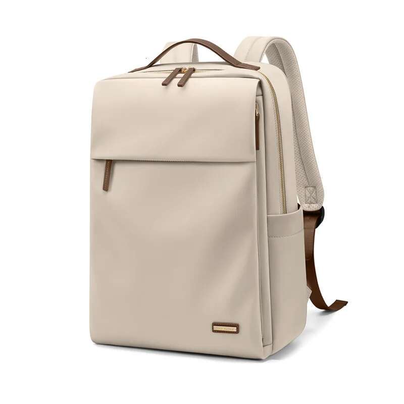 GOLF Backpack Woman Elegant Laptop Backpacks For Women Waterproof Notebook Bag Female 15.6 Inch Multiple Compartment Solid Color