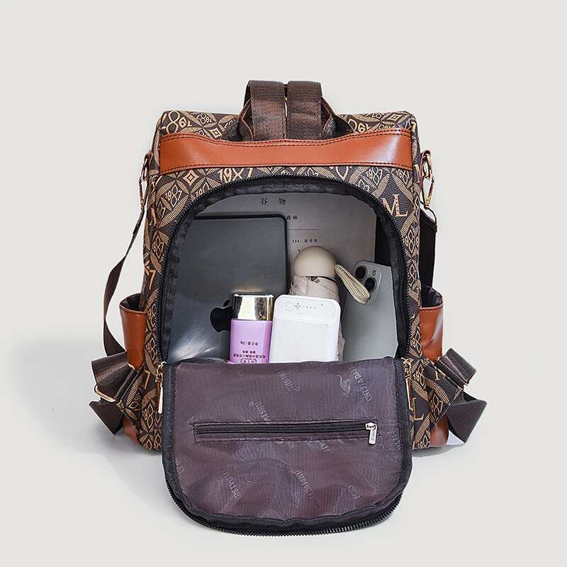 Fashion Brand Leisure Sports Junior High School Student New Fashion Large Capacity Backpack Bag