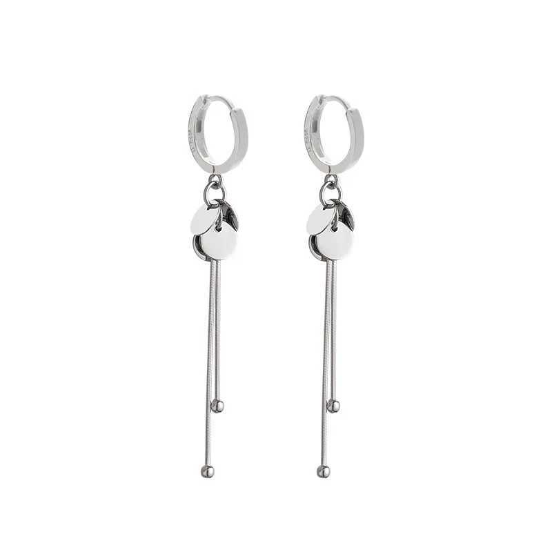 Foxanry Silver Color Tassel Earrings for Women Couples New Trendy Elegant Wedding Bride Jewelry Prevent Allergy Wholesale Z250408