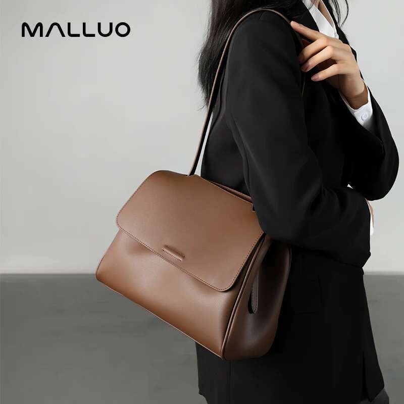 Cowhide Genuine Leather Shoulder High Quality Casual Totes Ladies Messenger Bag Handbags Women Bags Designer