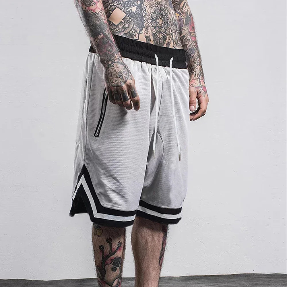 Mens Breathable Mesh Basketball Shorts - Quick Dry for Gym Jogging and Summer Outdoor Sports 250407
