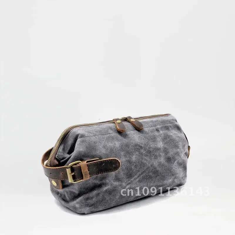 MUCHUAN Europe Travel Canvas Clutch Mobile Phone Wrist Wash Small Bag Men's Handbag Waterproof