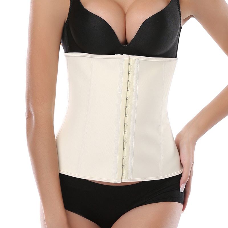 Latex Waist Trainer Girdle & Tummy Control Shapewear Underwear Corset Cincher 3 Layers With 9 Steel Bones Slimming Body Shapers Belts Shaping Perfect 