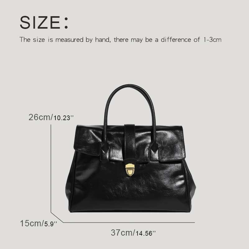 England Style Tote Bags For Women Designer Handbag And Purse 2024 New In PU Vintage Lock Large Capacity Underarm Shoulder