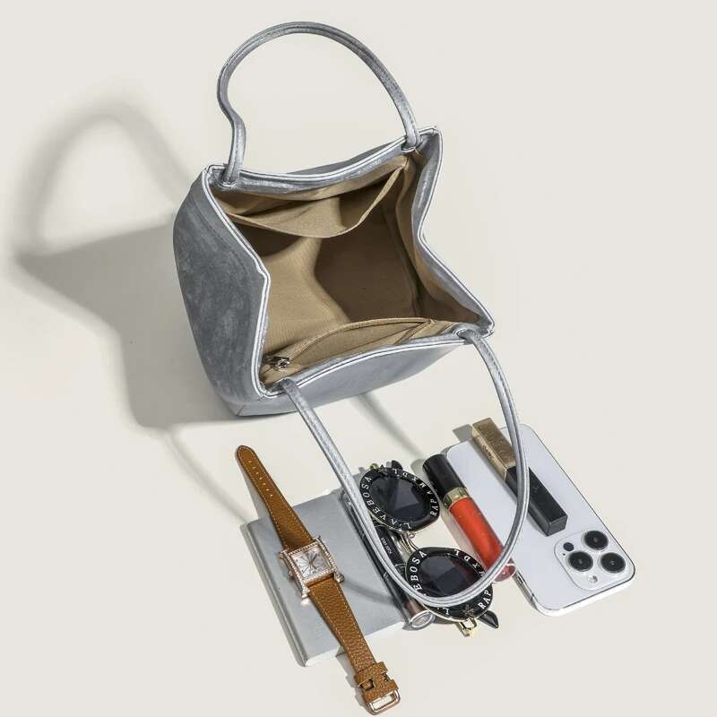 Free Custom Name Mini Bucket Bags For Women Designer Handbag Purse 2024 New In PU Gradient Color Hanging Tassels Shoulder