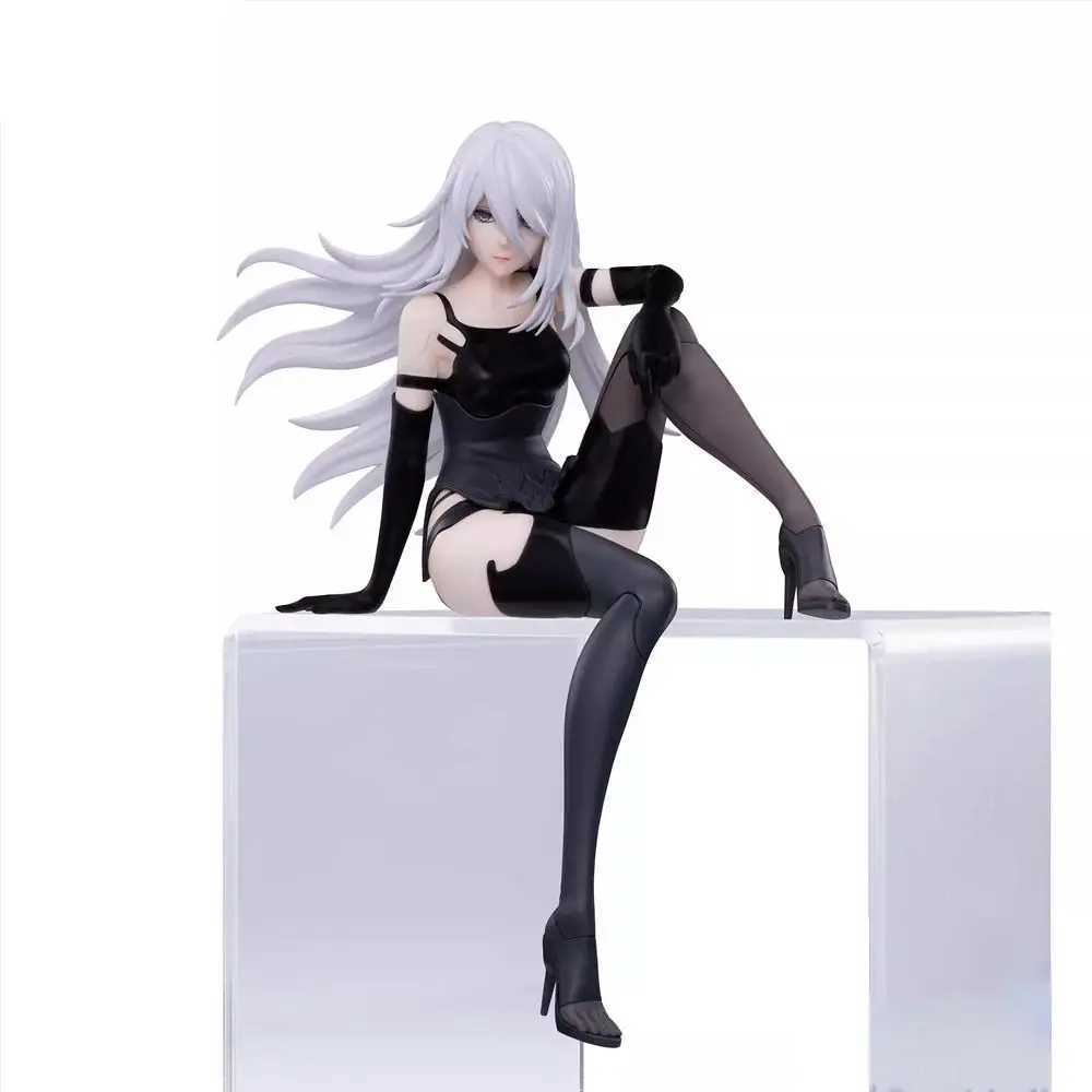 Nier Automata 2B A2 9S Sitting Position Game Graphics Mechanical Lifeforms Statues Collection Desktop Decoration Toy Gifts X250409