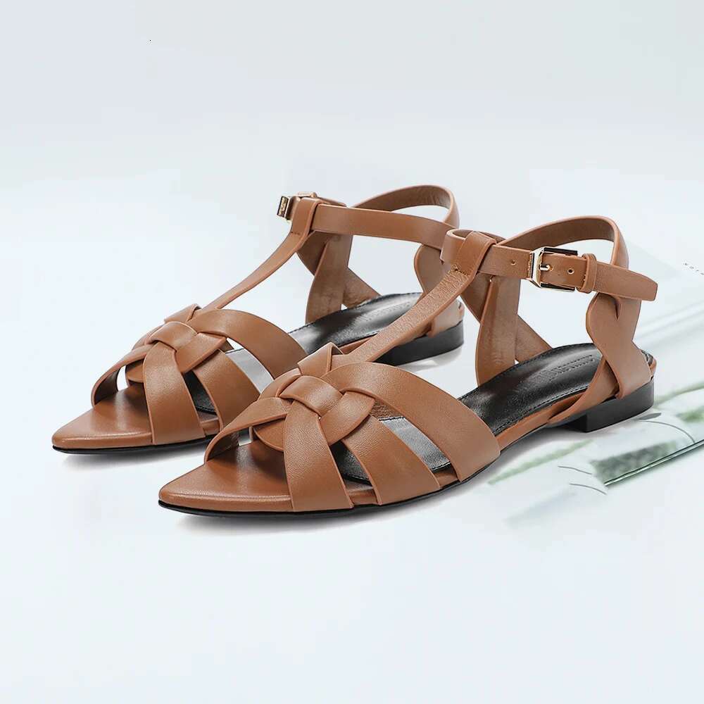 2024 For Women Designer Women's Slippers Slides Office Flat Heel Ladies Shoes Dancing Red Wedding Party Sandals