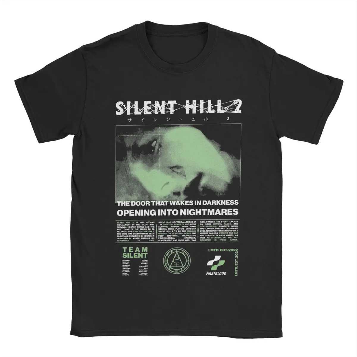 Mens Silent Hill 2 T-shirt Cotton casual short sleeved round neck T-shirt Adult T-shirtXJ250409