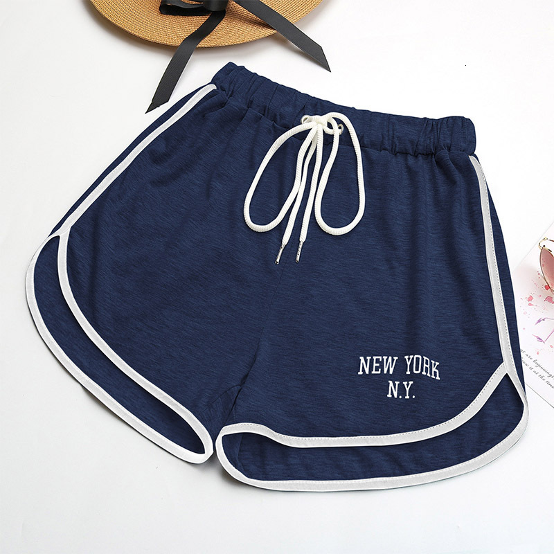 2025S Designer Shorts For Women Ins Style Women S Gray Letter Printed Sports Loose Shorts Beach Pants