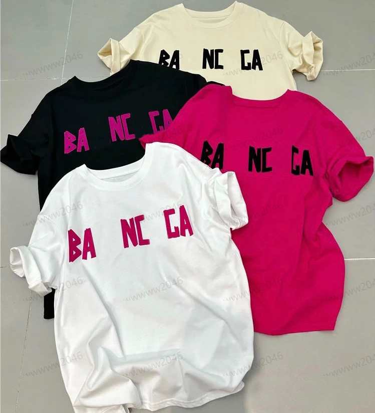 Summer casual fashion women's fashion new brand T-shirt Paris designer cotton casual trend letter print round neck short sleeve men and women couple T-shirt