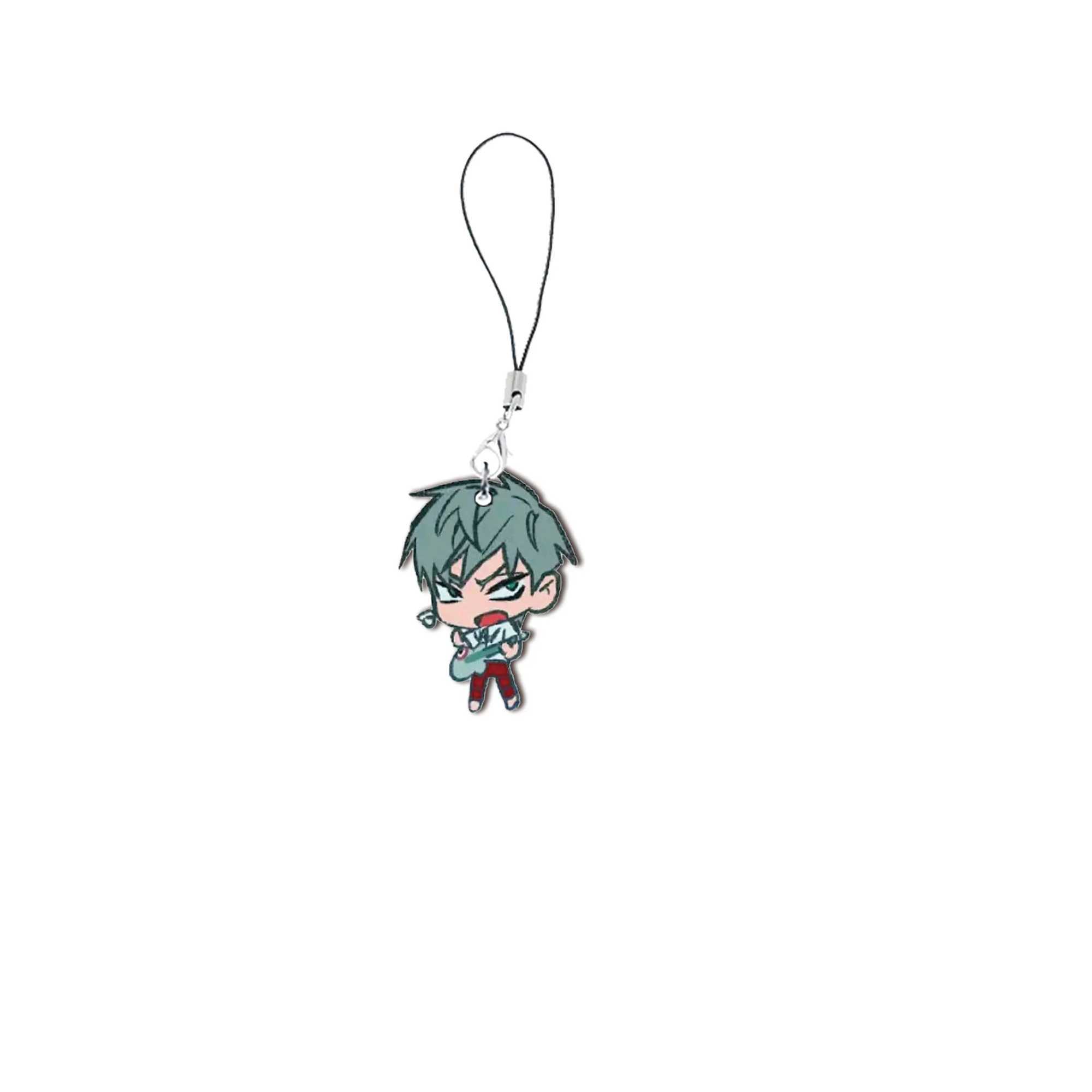 Alien Stage Phone Charm Cartoon Acrylic Mini Pendant Alien Stage Phone Keychain Chain Keychain Fan GiftXJ250409