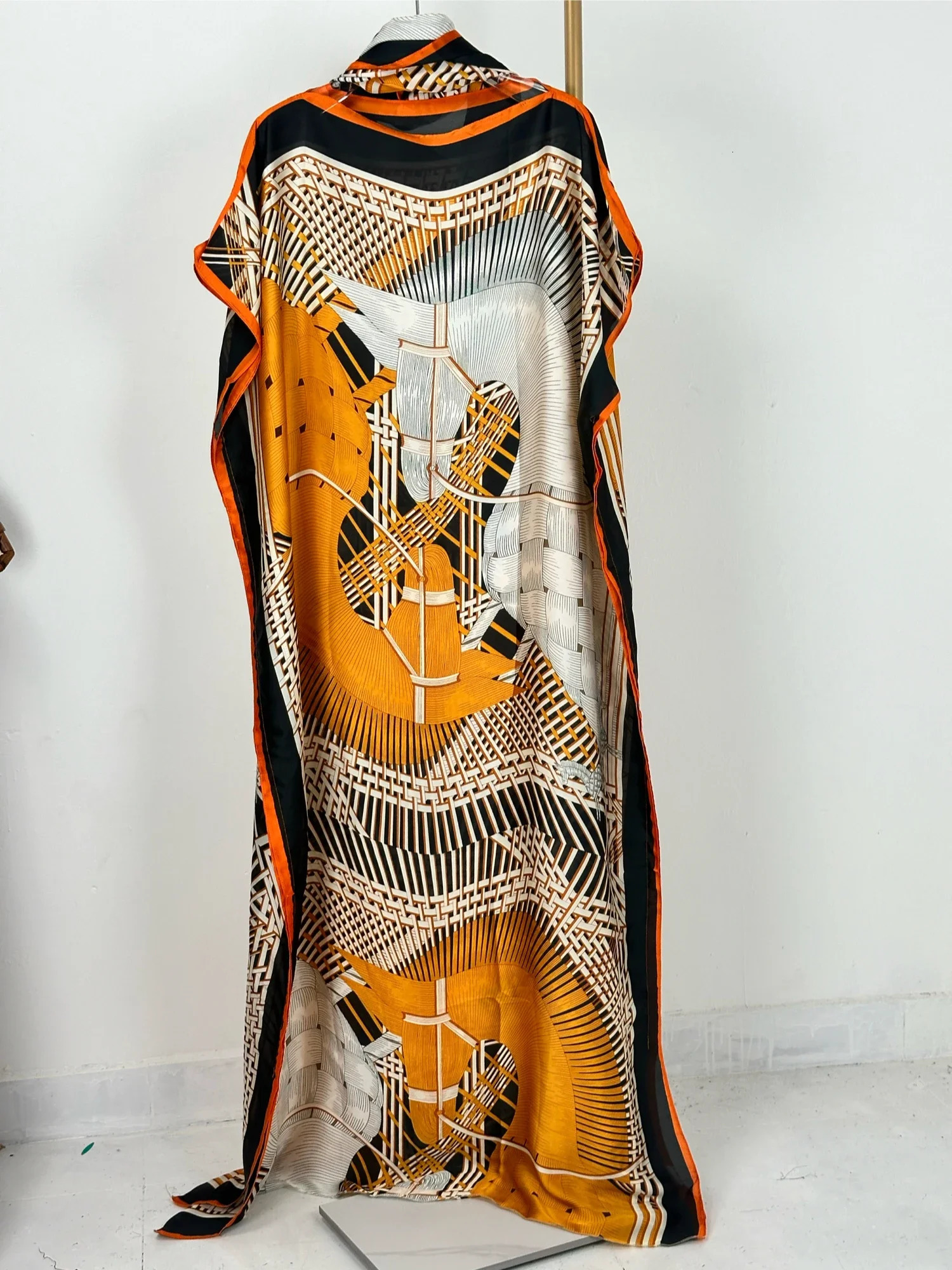 Amazing African pattern Kaftan womens plus size Ramadan clothing 250409