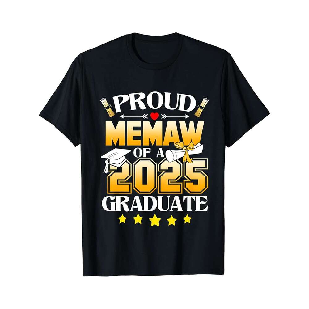 Designer T shirt Proud Mama of a class of 2025 graduate senior graduation - 220g Tshits