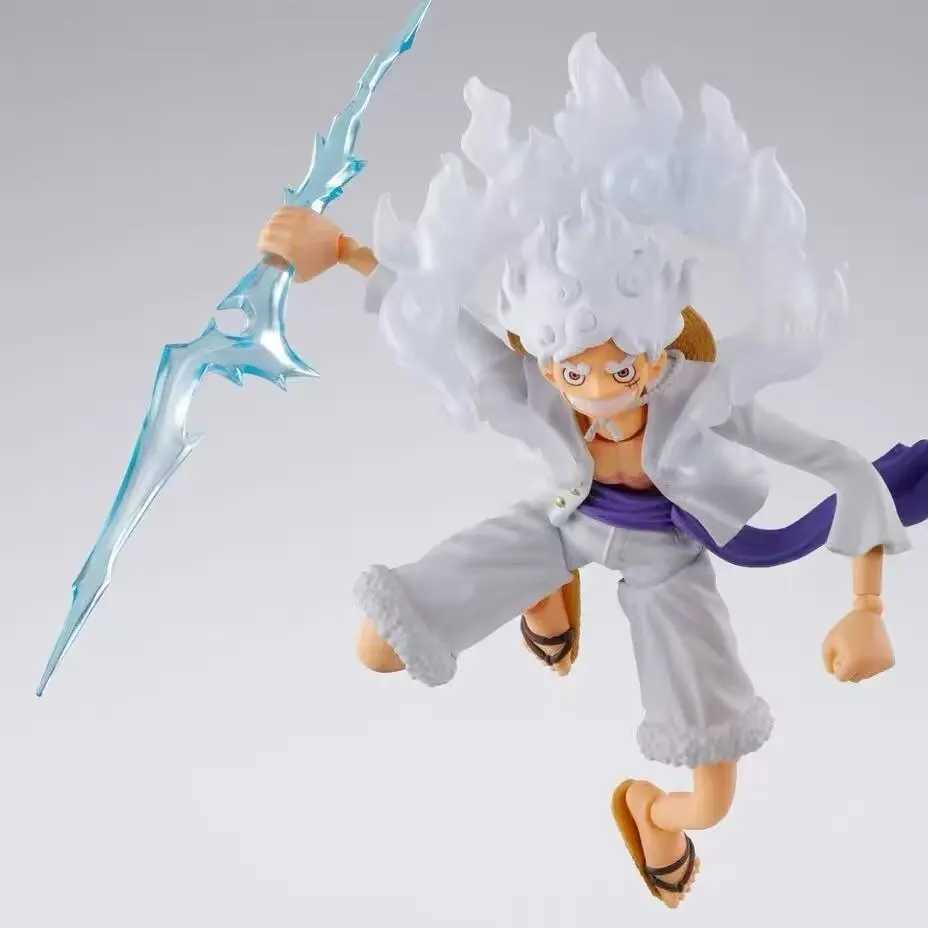 One piece Luffy Animation Digital Gear Fifth Sun God Nika Luffy Action Digital PVC Model Series Decoration Birthday Toy Gift X250409