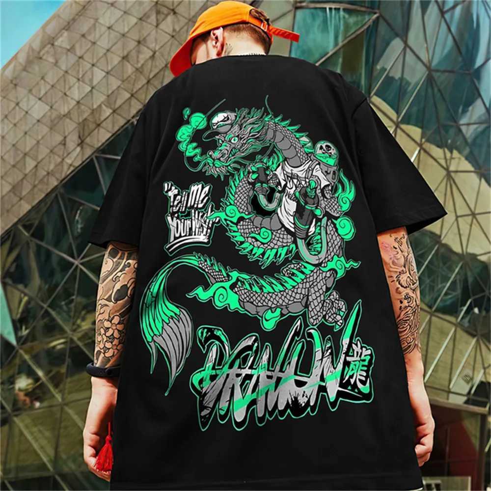Trend Mens T-shirt 3D Printed Mens Street T-shirt Short Sleeve High Street Hip Hop Super Large Summer Street T-shirtXJ250409