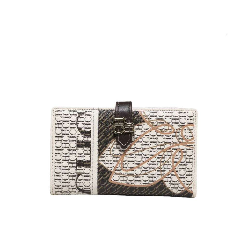 CH Superior Sense Long Large Capacity Card Coin Purse Daily Commuting Fashion Clip Women's Organiser Wallet
